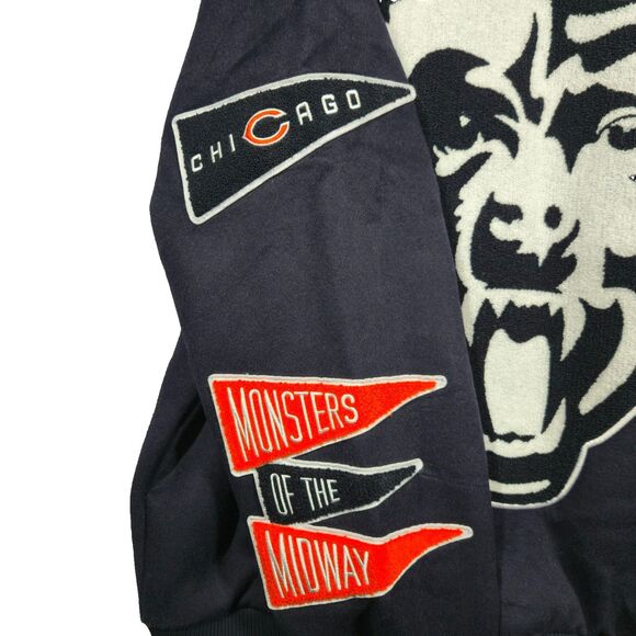 NWT Chalk Line Chicago Bears Pennant Varsity Jacket - Men's Size XXL - Picture 3 of 8